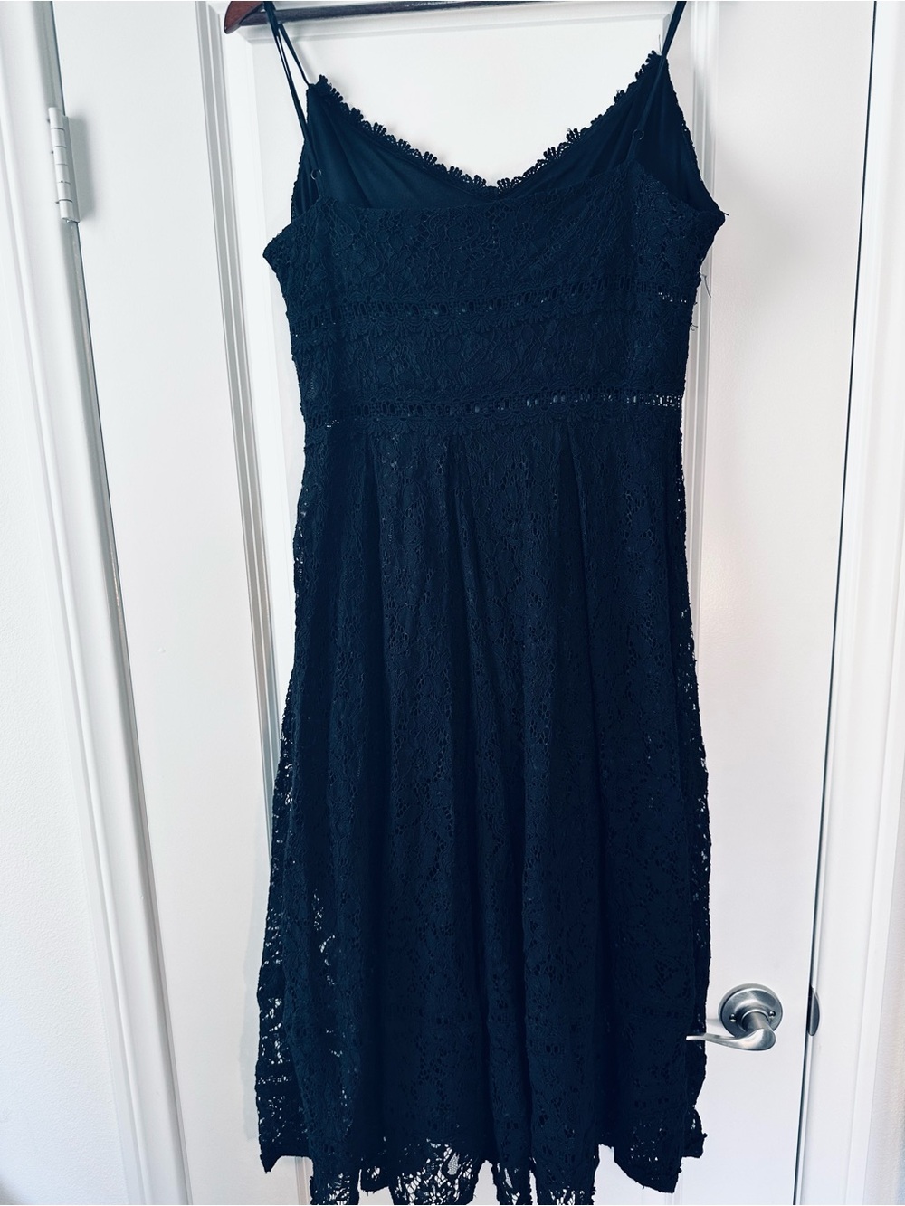 Black Lace Strapless Evening Dress Whimsigoth Witchy Date Night Cocktail Party - Picture 5 of 11